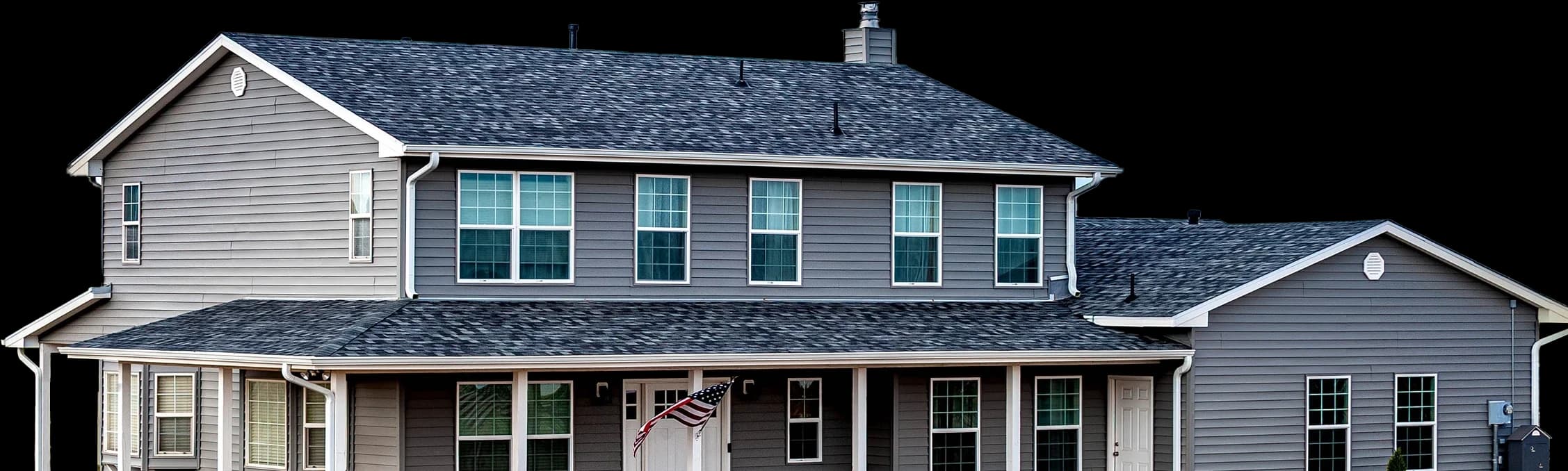 Completed Interstate Roofing residential roof
